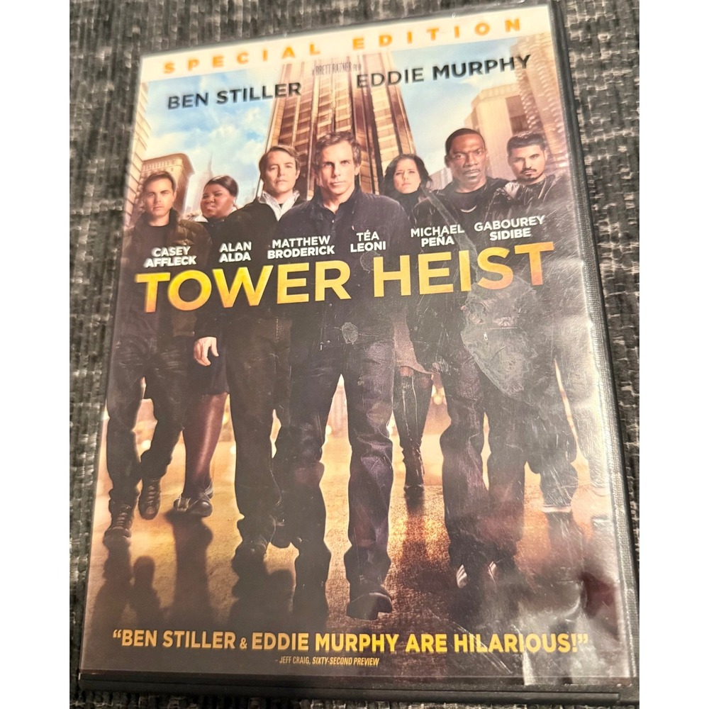 Universal Tower Heist DVD Excellent Special Edition Comedy Movie
